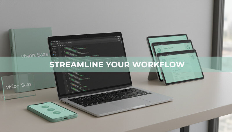 Flowchart showing keyword research, prospect identification, outreach, and link acquisition process