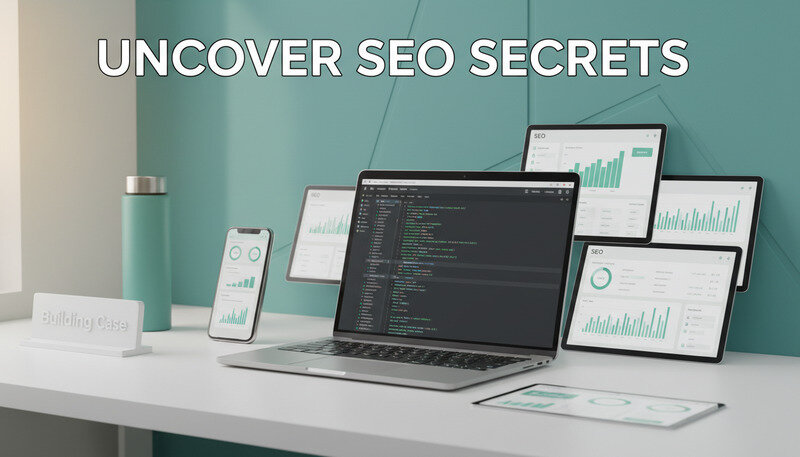 Collection of free SEO tools interfaces showing various analytics and metrics