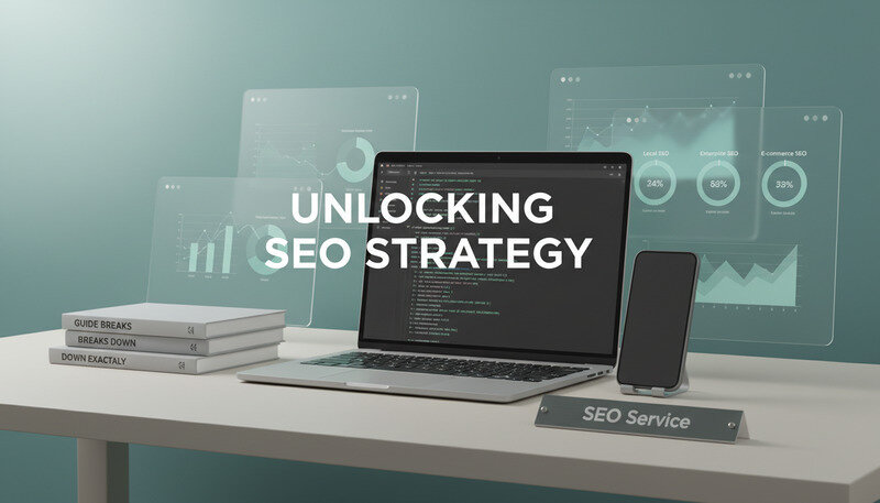 Professional comparison of different SEO service types with charts and graphs