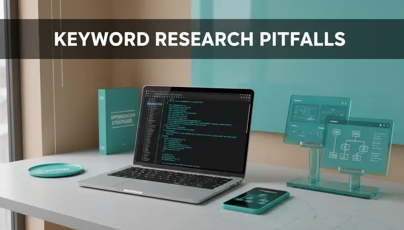 Professional conducting keyword research with multiple tools and data sources