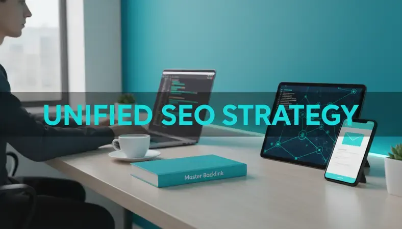 Professional content creator working on backlink article strategy with multiple screens showing analytics and outreach tools